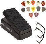 Dunlop DVP4 Volume X Mini Pedal Bundle with 2 Patch Cables and Dunlop PVP101 Pick Pack
