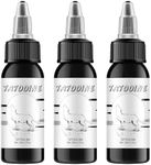 TATOOINE 3 Bottles Black Tattoo 1oz