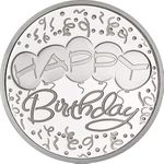 Ananth Jewels BIS Hallmarked Pure Silver Coins 10 grams Happy Birthday Gift