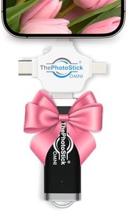 ThePhotoStick® Omni 128GB - Secure Photo & Video Backup and Transfer | USB & Multiport Connection | Integrated Software | Portable Memory | External Storage | File Save & Transfer