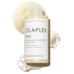 Olaplex N°.4 Bond Maintenance™ Hair Strengthening Shampoo: Repairs Damage & Defend Against Future Breakage | Replenishes Hydration | For Coily, Curly, Straight, and Wavy, 250 mL / 8.5 Fl Oz