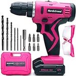 Pink Cordless Drill Set - Electric 