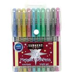 Sargent Art 22-1500 10-Count Metallic Gel Pens