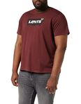 Levi's Men's Graphic Crewneck Tee T-Shirt, Port, XXS