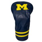 Team Golf NCAA Michigan Wolverines Vintage Driver Headcover, Retro Design & Superb Embroidery