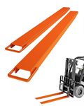 KYBOLT Pallet Fork Extension, [4.5" Width 60" Length] [4600 LBS Max] Heavy Duty Steel Pallet Extensions for Forklift Truck- Orange