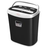 VidaTeco10-Sheet Home Shredder, Cross-Cut Paper Shredder Shreds Paper/Card/Staple/Clip Small Office Shredder Machine, High Security Level P-4 Jam Proof System 15L Liftout Basket