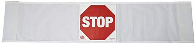 Secure Door Guard Safety Banner, 50" Width - Combination Stop Sign & Do Not Enter Sign - Wandering Prevention Aid for Dementia Patients