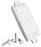 Rocker Switch Plate Cover Guard, ILIVABLE Child Proof Light Switch Guard Protects Your Lights or Circuits from being Accidentally Turned On or Off by Children and Adults (2 Pack White)