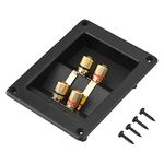 4 Copper Binding Post Terminal Cable Connector Speaker Terminal Speaker Box Subwoofer Cable Plug Acoustic Components