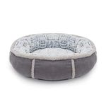 Rosewood 40 Winks Deep Plush Donut Dog Bed, 20”