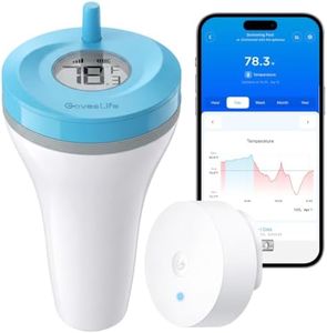 GoveeLife Smart Wireless Pool Thermometer P2, with App Easy Read, Blue