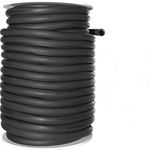 Spearit 50 Feet Black Rubber Latex Tubing 5/16" OD 3/16" ID (604B)