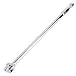 MAXPOWER 1/2" Breaker Bar, 1/2-Inch Sq Drive 600mm Breaker Bar Flex Handle, 600mm/24-Inch, Silver