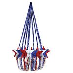 Beistle 54753-RWB Star Chandelier, 35" (Red/White/Blue)