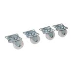 Fixman 372189 Light Duty Swivel Castors 4pk 31 mm