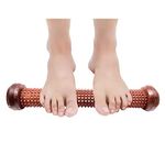 Flavoma Sheesham Wooden Handheld Foot/Feet Massager Roller Stress Acupressure | Massage Roller for Back, Neck, Shoulders & Legs, Large Foot Massager for Pain Relief