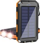 Solar Charger, 38800mAh Portable Ty