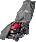 Tough Cover Universal Lawn Mower Cover - Heavy Duty 600D Marine-Grade Fabric (Black) - Waterproof Outdoor Protection for Push & Riding Mowers