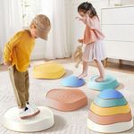 Tiny Land Stepping Stones for Kids, 5pcs Non-Slip Balance Toddler Toys