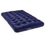 Eurohike Double Airbed with Flocked Finish for Adults, Teens & Kids, Durable, Compact, Portable, Blow Up, Inflatable Mattress, Ideal for Camping, Festivals or Overnight Guests, Navy