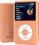 Mp3 Player with Bluetooth Y1 Portable Music Digital Players Supports Playlist Audiobook Video Nice Gadget for Kids Orange