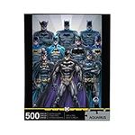 AQUARIUS DC Comics Batman Batsuits Puzzle (500 Piece Jigsaw Puzzle) - Glare Free - Precision Fit - Virtually No Puzzle Dust - Officially Licensed DC Comics Merchandise & Collectibles - 14 x 19 Inches