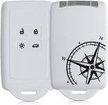 kwmobile Key Cover Comaptible with Renault - Navigational Compass