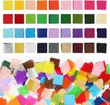 5400 Pcs Tissue Paper Squares, 1*1 inch 36 Assorted Colored Tissue Paper for Arts and Crafts,Rainbow Tissue Paper Bulk for DIY Scrapbooking,Greeting Cards,Birthday Party Festival Tissue, Scrunch Art