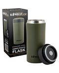 Army Combat Ammo Pouch Stainless Steel Thermal Travel Olive Green Flask Water Bottle Army Hot Cold New