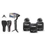 DIGITEK 3-Axis Handheld Gimbal Stabilizer for Smartphones & Gopro with Face & Object Tracking Motion