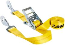 Keeper 04110 Ratcheting Tie-Down with Twisted Snap Hooks. 2" x 10', 2,000 lbs Working Load Limit