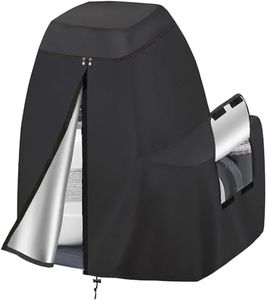 TORUTA Heavy-Duty Waterproof 600D Oxford Sand Filter Pump Cover – Fits Intex Krystal Clear Other 12–16″ Above-Ground Pool Filters, UV-Resistant, (Black)