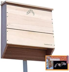 BestNest Five-Celled Bat House Kit with Pole, 500 Bats