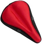 Bikeroo Bike Seat Cover - Padded Gel, Adjustable Bicycle Seat Cushion for Men and Women - Compatible with Indoor & Outdoor Saddles – 18 x 28 cm