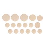 17Pcs Clarinet Pads, Clarinet Mouthpiece Patches Pads Cushions Beige