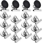 12 strong and scratch free magnetic refrigerator clips for organization, decoration and all life needs