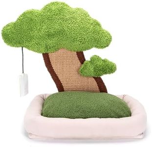 Nobleza - Árbol Rascador para Gatos, Cama para Gatos Medidas: 53 * 42 * 55.5 cm, Color：Verde