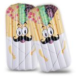 XFlated Mr. Burrito Pool Float 2 Pack Summer Fun Inflatable Giant Burrito Float for Adult and Kids 68 Inches Swim Pool or Beach Toys