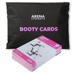 Arena Strength Booty Fitness Workout Cards- Instructional Fitness Deck for Booty Band Workouts, Beginner Fitness Guide for Resistance Band Training Exercises at Home. includes Workout Routines.