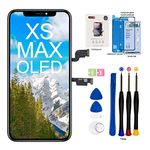 EFAITHFIX for iPhone Xs MAX OLED Screen Replacement [NOT LCD] 6.5 inch Display Digitizer 3D Touch Screen Full Assembly with Repair Kit Waterproof Adhesive Tempered Glass A1921/A2101/A2102/A2103/A2104