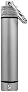 ONGROK Premium Storage Tube, Keychain, Pocket-Sized, Airtight, Aluminum Metal Holder and Case (Gun Metal)