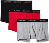 Calvin Klein 3X Genuine CK Men's Cotton Stretch Trunks Underwear - S