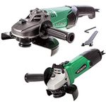 HiKOKI 115/230mm 4.5"/9" Angle Grinder Twin Pack G12STX + G23ST 240V