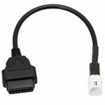 Goliton OBD2 OBDII Diagnostic Cable 4 Pin to 16 Pin Adapter Compatible with Yamaha Ha Canbus Motorcycle