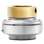 MAPLE ACE HC206-20, NA206-20 Insert Bearing 1-1/4" Bore Spherical OD Re-lube w/Eccentric Locking Collar