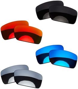 OOWLIT 4 Pairs Replacement Sunglass Lenses compatible with Oakley Gascan POLARIZED