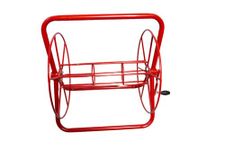Mizuki Make's Easy Portable Garden Hose Reel cart,(Hose not Included) It has a Maximum Capacity for Storing up to 120-ft(Color-Red)
