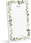 Bliss Collections to Do List Notepad, Greenery Notes Tear-Off Pad, Memo Pad for Shopping Lists, Reminders, Appointments & More, 114 x 191 mm, 50 Sheets (Optional Magnet Included)