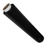 6 X Strong Rolls Black Pallet Stretch Shrink Wrap Cast Parcel Packing Cling Film New